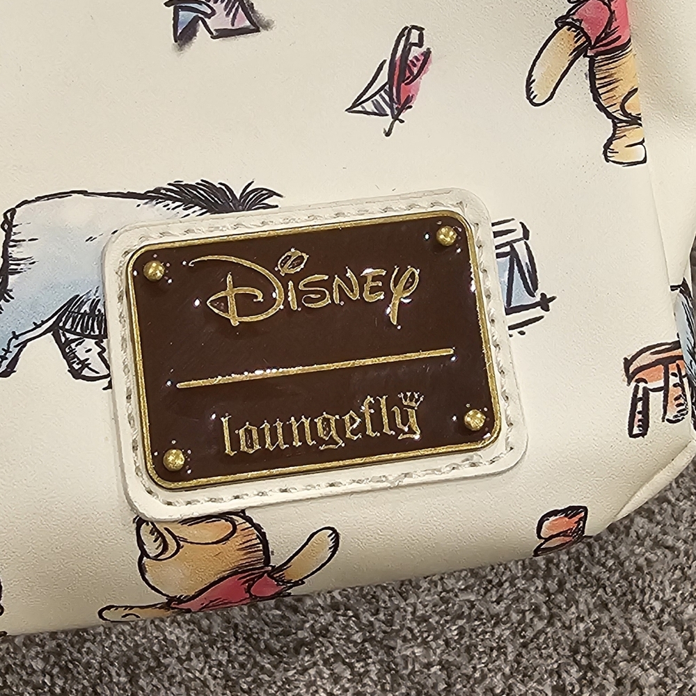 Loungefly Disney Winnie Pooh Character Cream & Brown Print Backpack - Picture 11 of 16